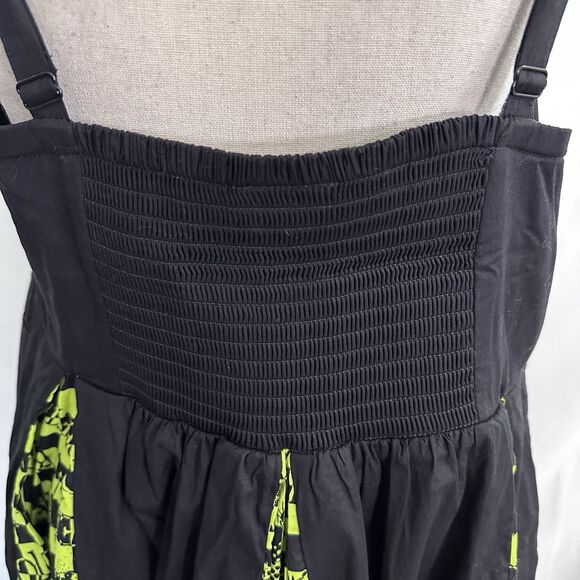 Torrid Beetlejuice Mini Sweetheart Godet Skater Dress Size 1X Plus - Picture 7 of 9